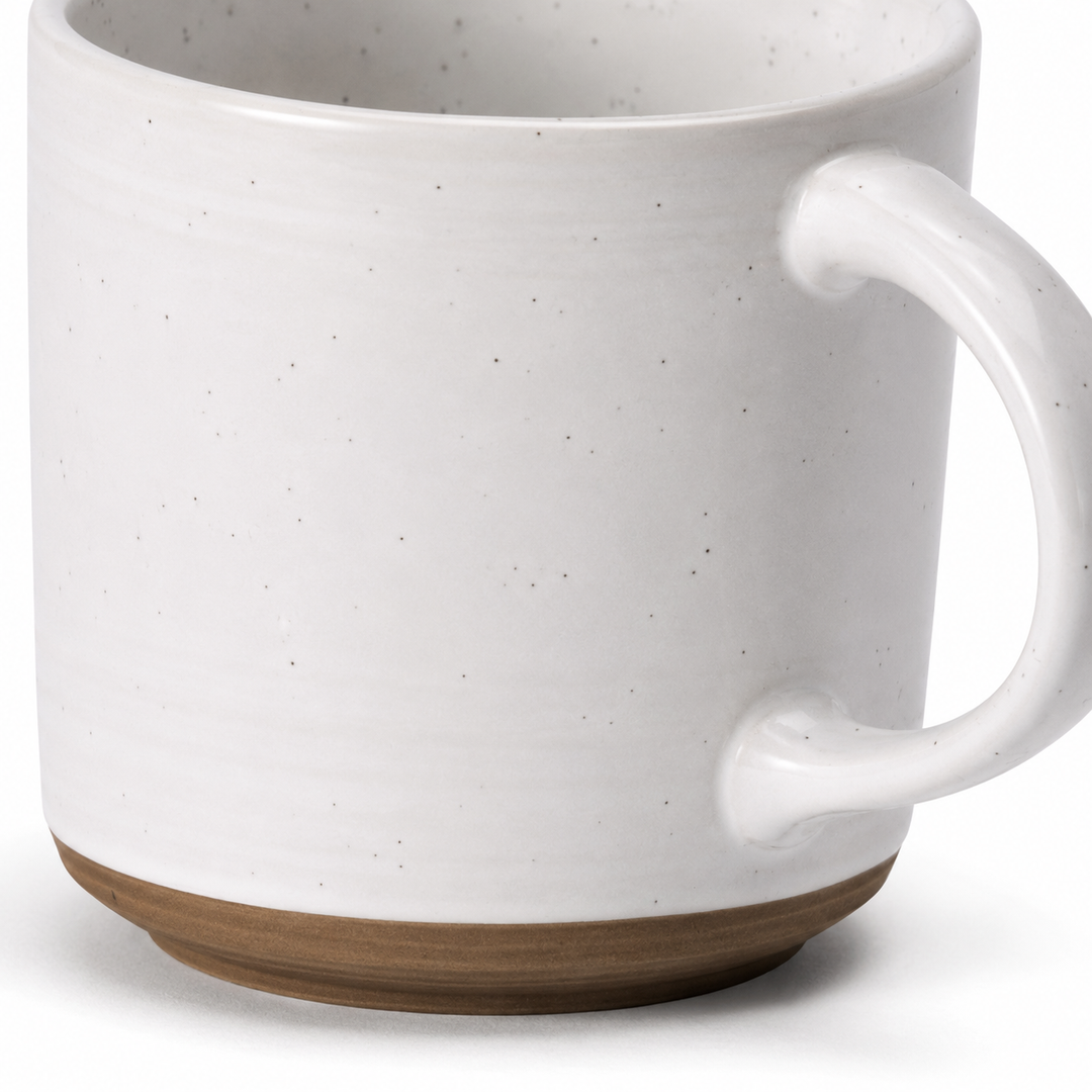 Bacimi® Stoneware Coffee Mugs Set of 4 - 13.5 oz
