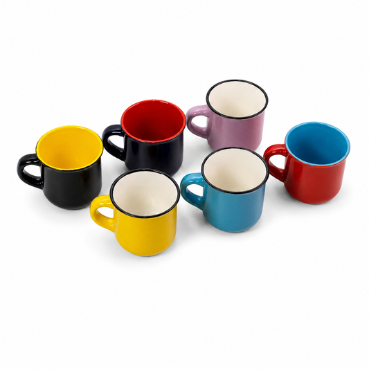 Bacimi® Demitasse Espresso Cups Set of 6 - 3oz