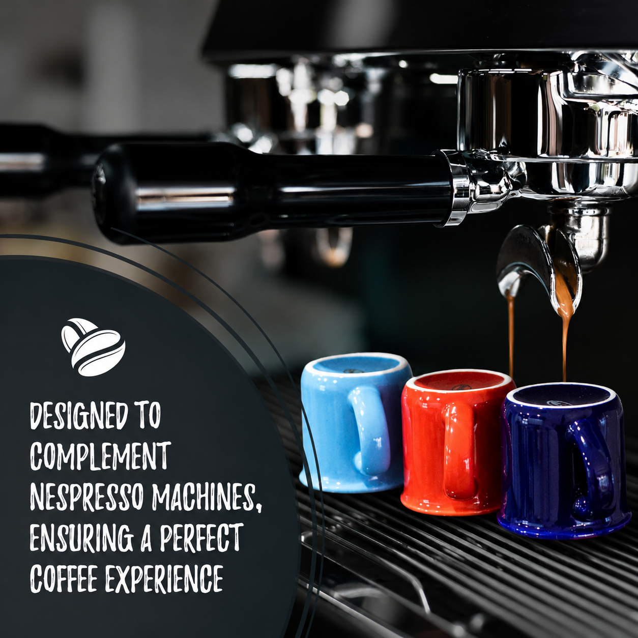 Bacimi® Demitasse Espresso Cups Set of 6 - 3oz