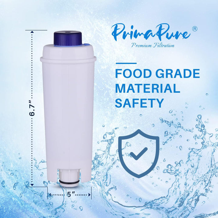 PrimaPure Coffee Espresso Machine Water Filter Replacement For DeLonghi DLSC002, SER3017, 5513292811, ESAM, ECAM, ETAM SERIES