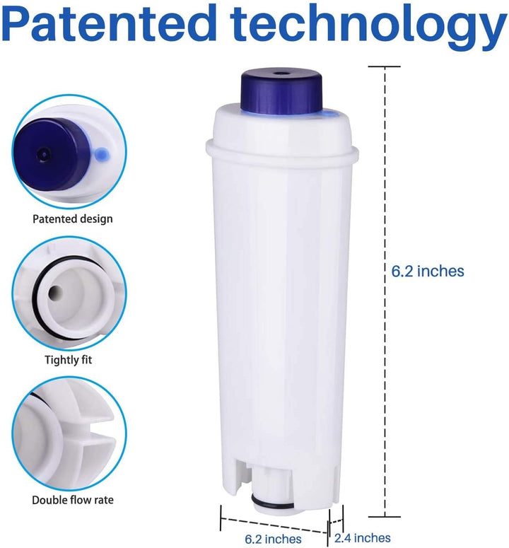 Spring Source Coffee Machine Water Filter Replacement For DeLonghi DLSC002, SER3017, 5513292811, ESAM, ECAM, ETAM Series