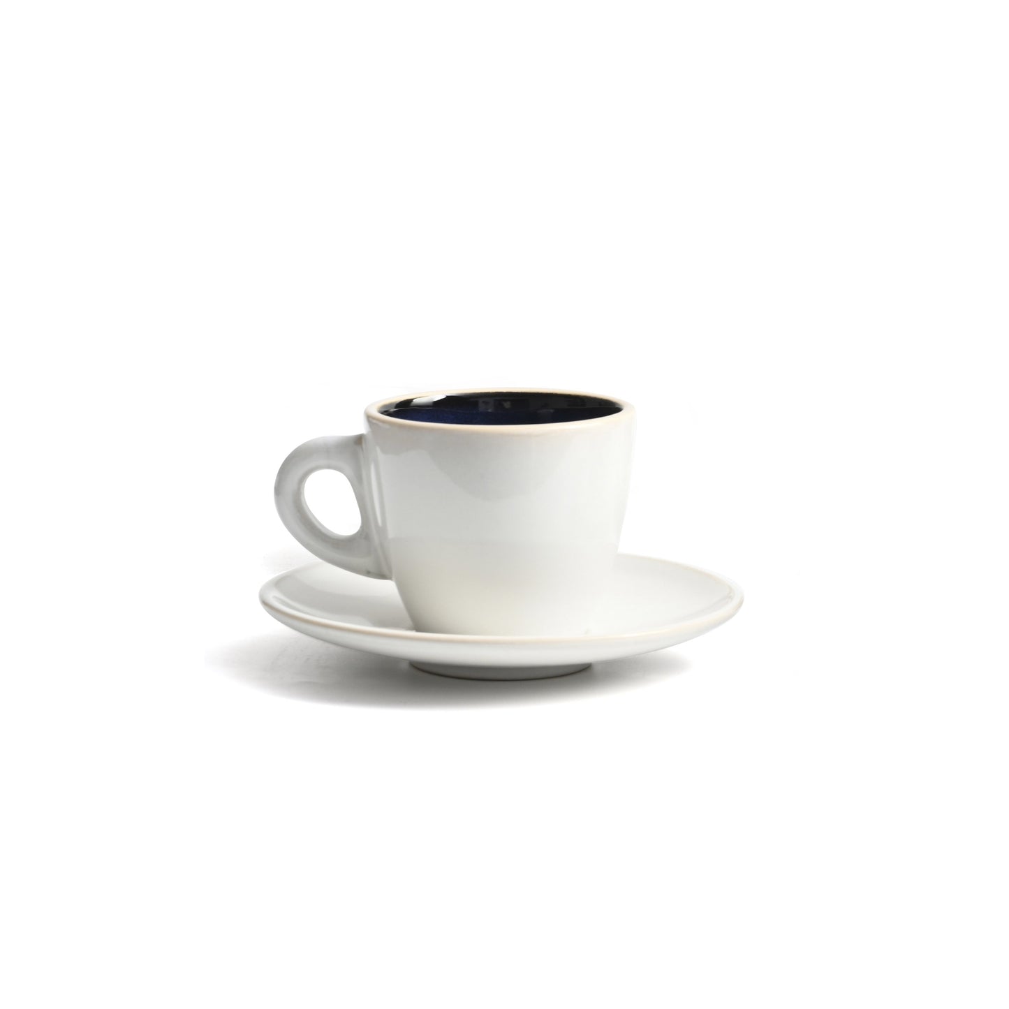 Bacimi® Espresso Cups and Saucers Set of 4 -  2.7oz