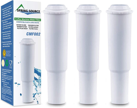 3-Pack Jura Clearyl White 64553 & 7520 Water Filters | Spring Source CMF002