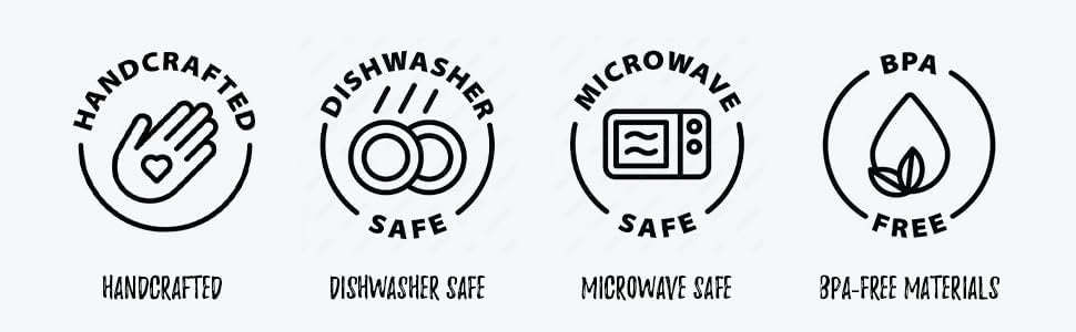 Bacimi Borosilicate Mini Glass Espresso cups 3oz / 90ML, White Handle Set of 2